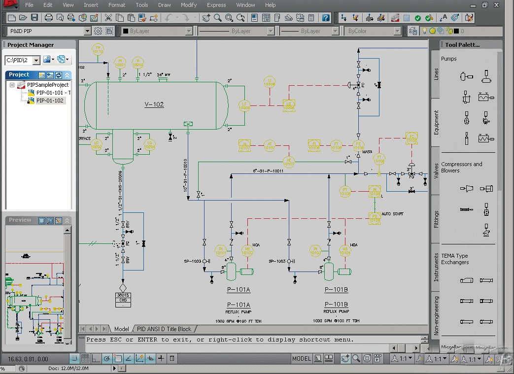 Интерфейс AutoCAD