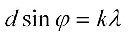 формула дифракционной решетки