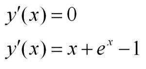 решение дифференциальных уравнений