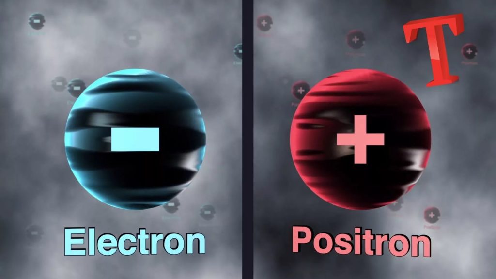 Электрон и позитрон