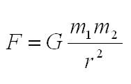 формула гравитации в физике