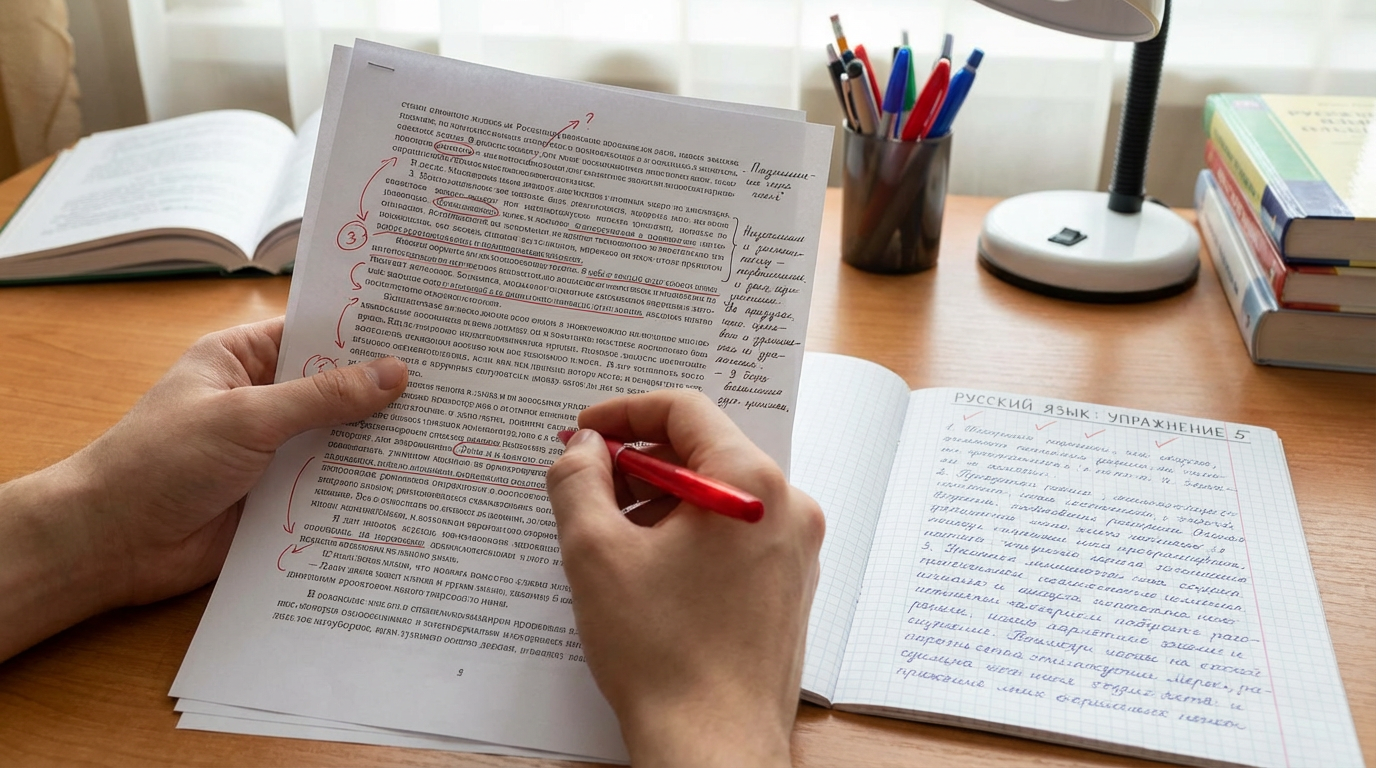 Практическая работа по русскому языку