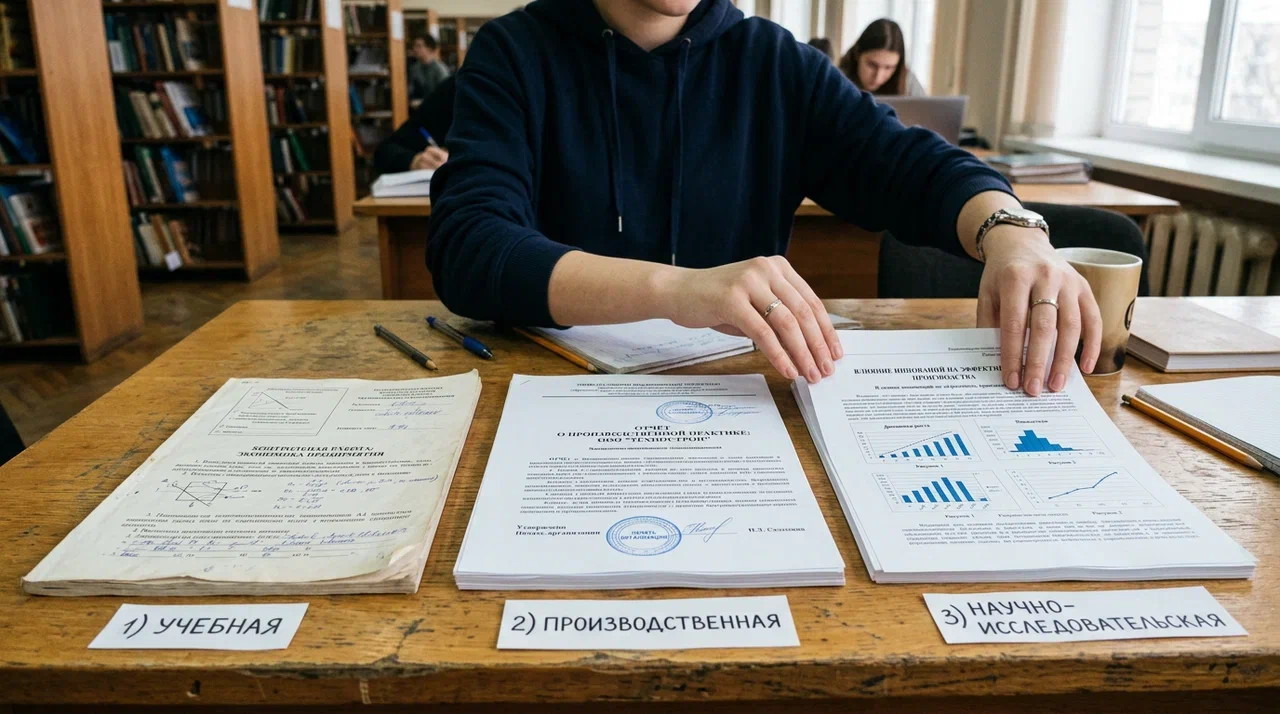 Типы практических работ