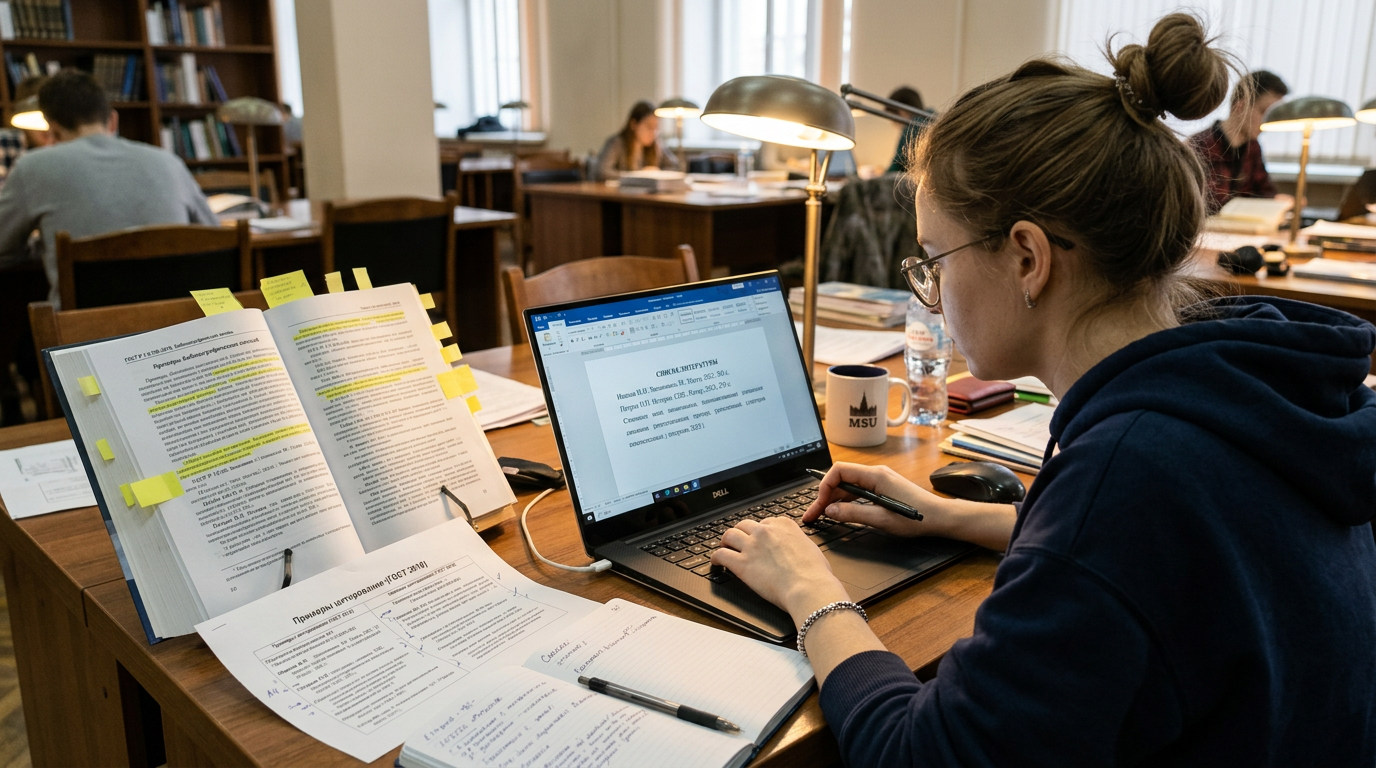 Список литературы в проекте