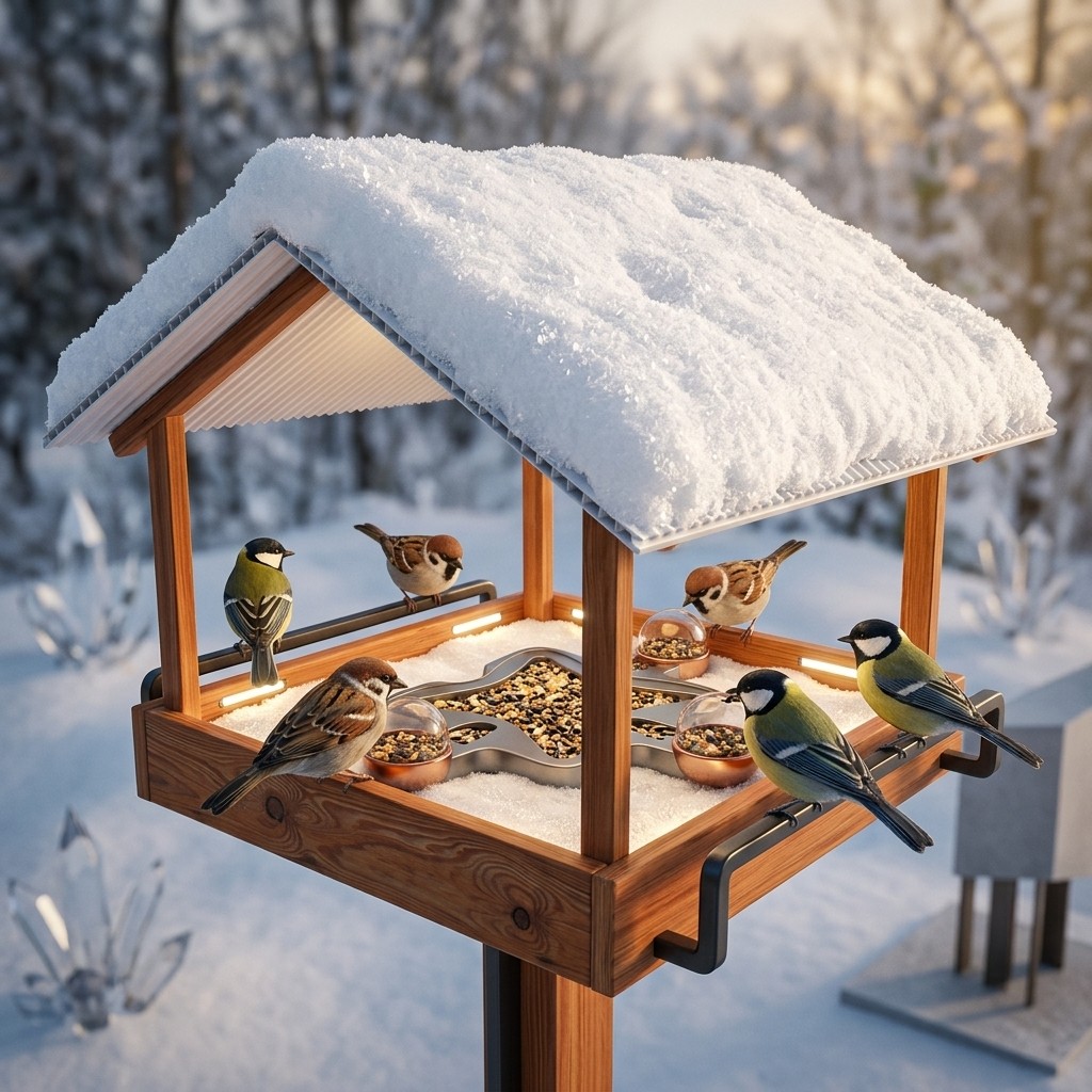 Сделать кормушку для птиц