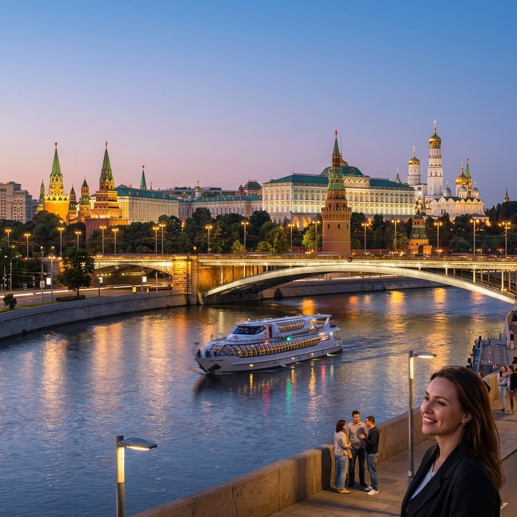 Еще одна причина для того, чтобы ехать учиться в Москву: это очень красивый город