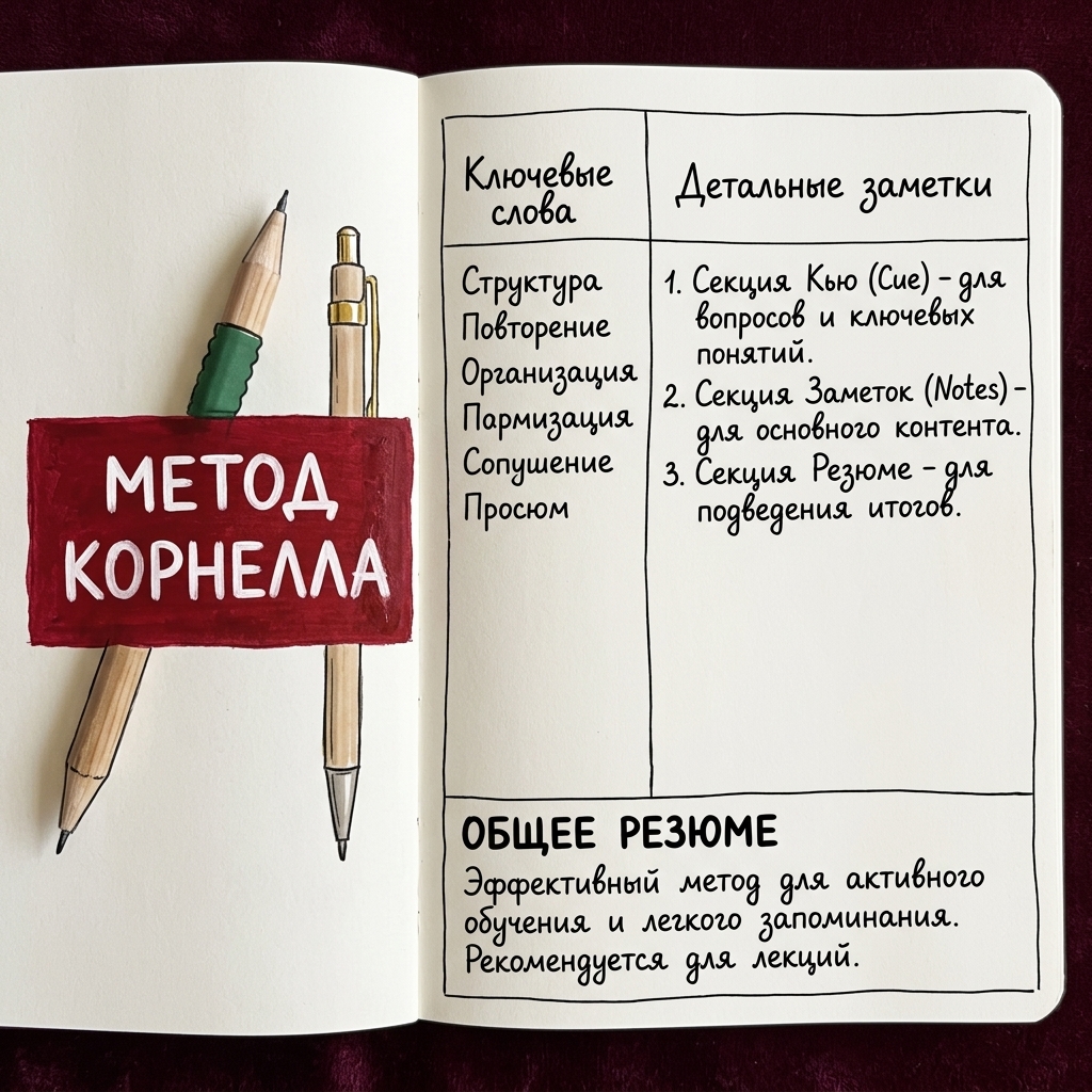 Метод Корнелла прост как все гениальное