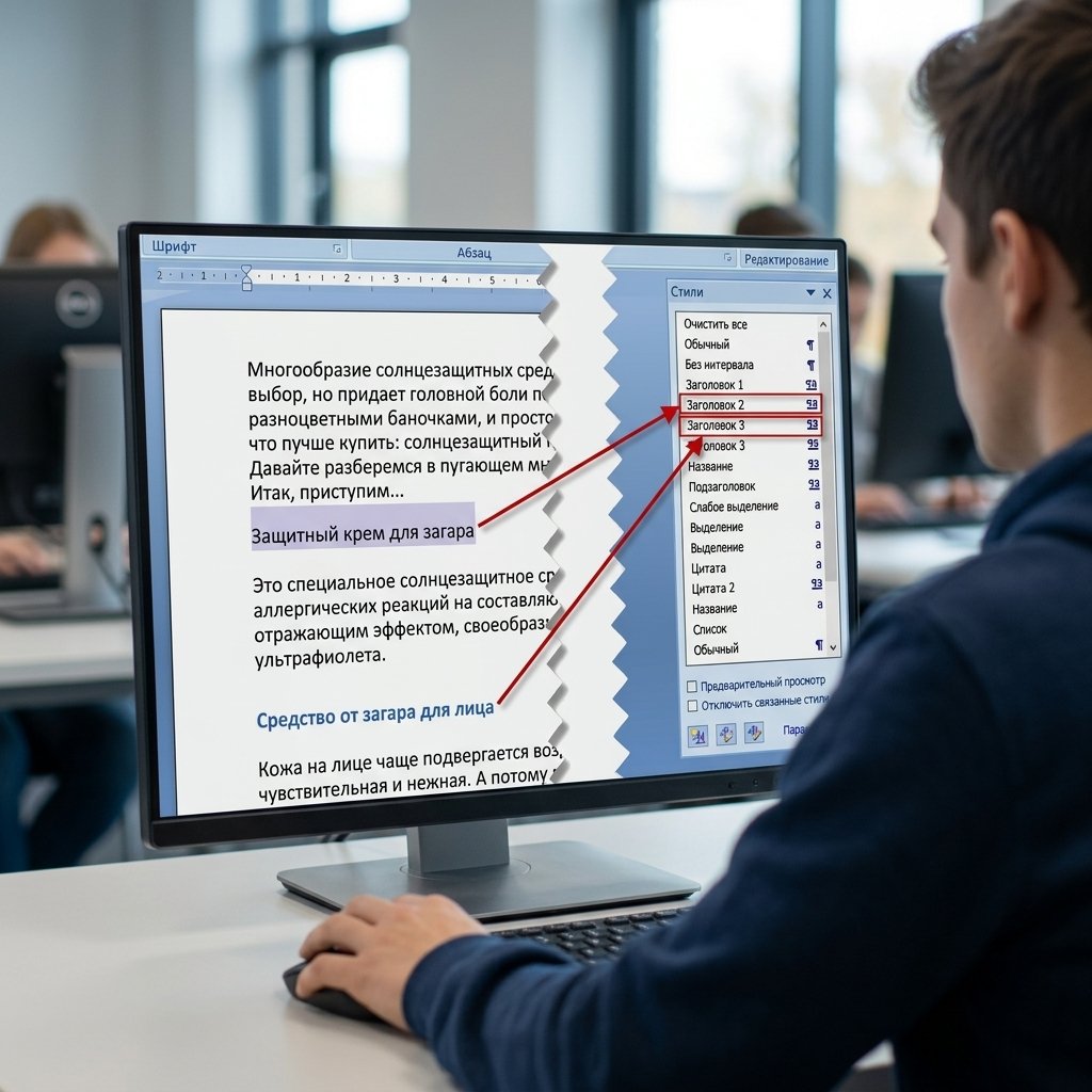 Как сделать оглавление (содержание) в Microsoft Word
