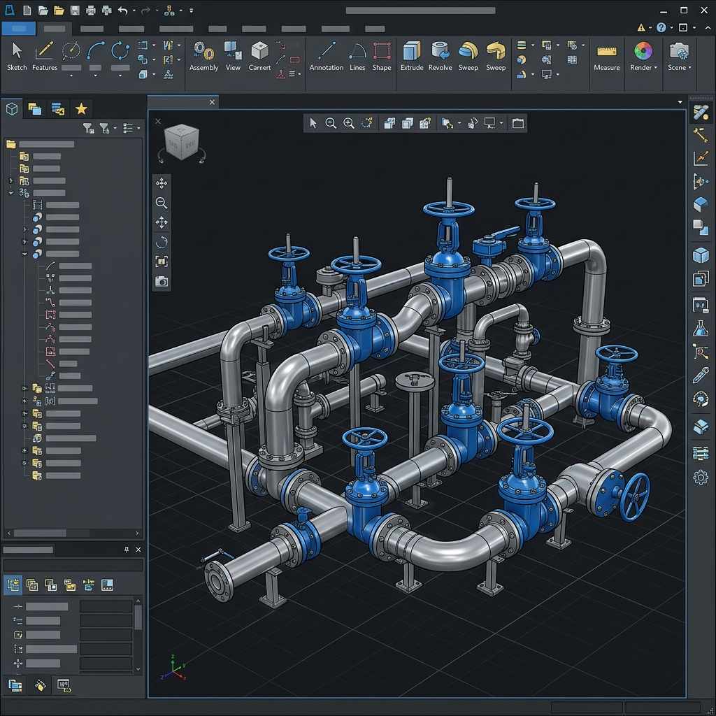 Интерфейс КОМПАС-3D