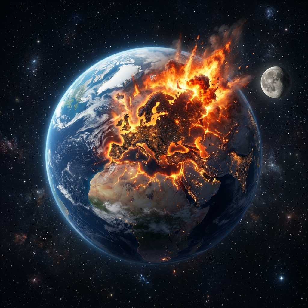 Коллайдер уничтожает землю