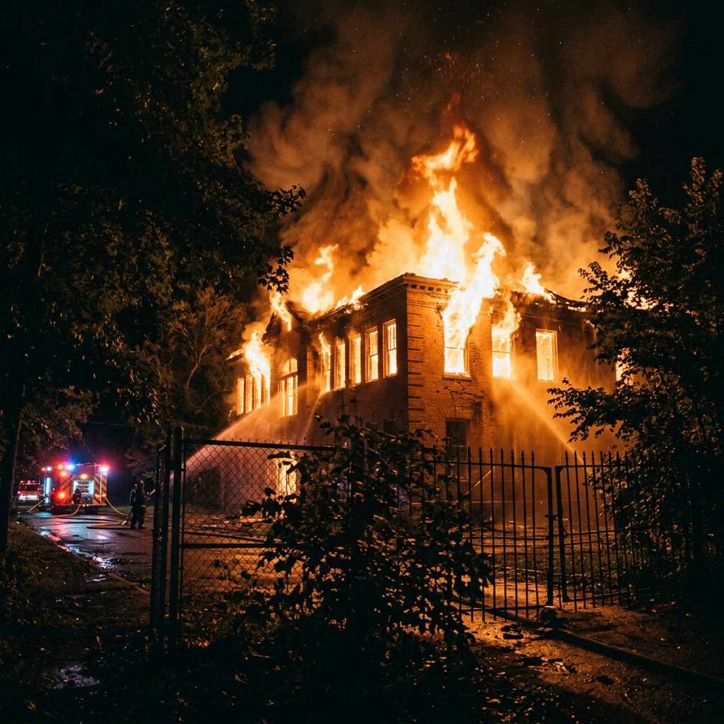 пожар