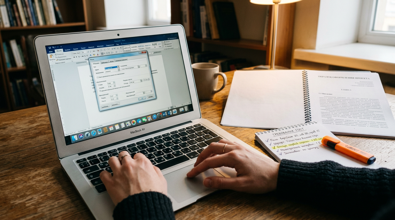 Как сделать проект в Word: оформление по ГОСТу + примеры
