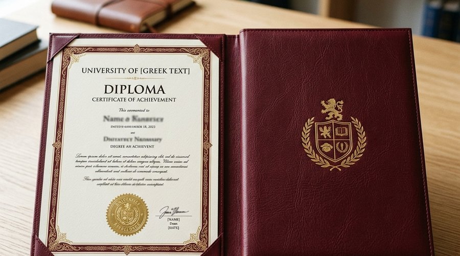 Образцы дипломов разного цвета