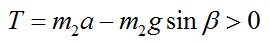 Задача №2. Применение второго закона Ньютона