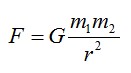 Задача №1. Закон всемирного тяготения