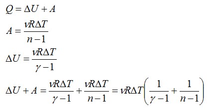 Задача №5. Теплоемкость при политропическом процессе