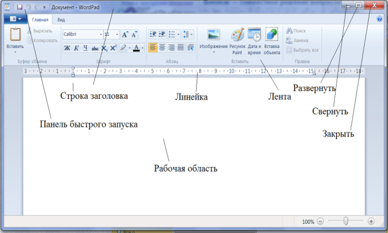 Windows microsoft wordpad. Интерфейс окна wordpad. Текстовый редактор вордпад. Текстовый редактор wordpad. Текстового редактора wordpad это.